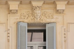 Astragale Façade rue Trinquet (Marseille) - Restauration et badigeon à la chaux