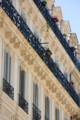 Astragale Façade rue Trinquet (Marseille) - Restauration et badigeon à la chaux